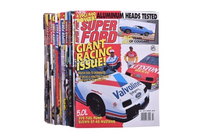Sixteen Issues Of Super Ford Magazine- 1989-1994
