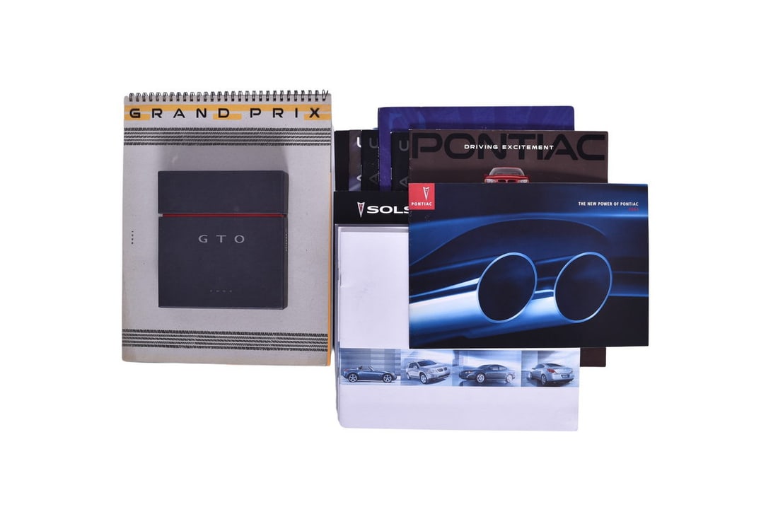 Fourteen Pontiac Dealership and Auto Show Brochures and Kits - 1997-2007 - GTO, Firebird, Grand (1 of 3)