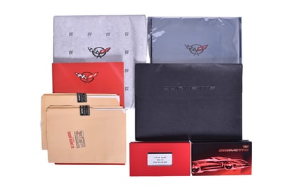 Seven C5 Chevrolet Corvette Press and Sales Kits and VHS Tapes 1997-1999