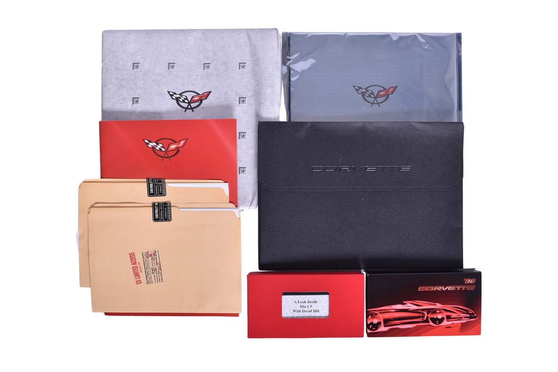 Seven C5 Chevrolet Corvette Press and Sales Kits and VHS Tapes 1997-1999 (1 of 2)