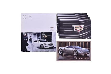 Six Cadillac Promotional and Sales Catalogs - XT5, Cien Concept, CT6
