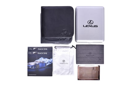 Lexus Silver Card Tray, CD Cases, and Media CDs