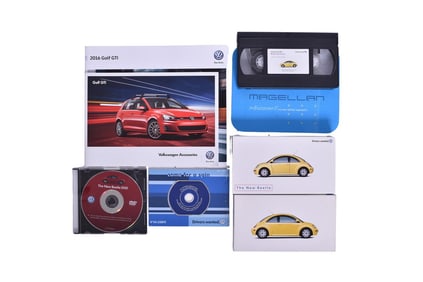 Eight Volkswagen Promotional Videos, CD Roms, etc. - New Beetle, Magellan Concept, etc.