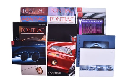 Eighteen Pieces Of Pontiac Sales Literature And Magazines From 1980-2000's- 1988 Pontiac Bonneville