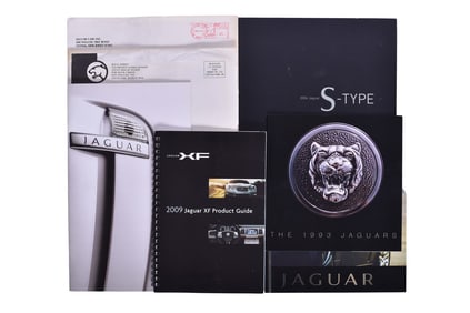 Seven Pieces Of Jaguar Promotional And Sales Literature From 1990's-2000's