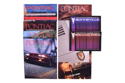 Seventeen Pieces Of Pontiac Sales Literature And Magazines From 1980-2000's- 1988 Pontiac Bonneville