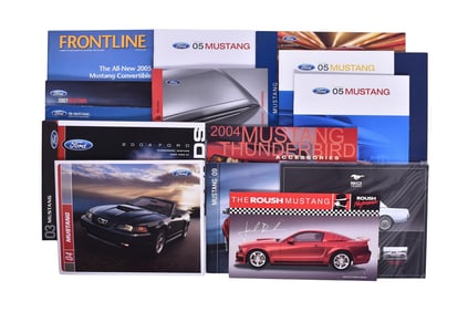 Twenty Pieces Of Ford Mustang Promotional And Sales Literature 2000-2010- The Roush, 50th
