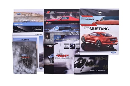 Eighteen Pieces Of Ford Mustang Promotional And Sales Literature From 2011-2015- 50th Anniversary