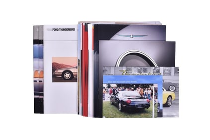 Thirty Pieces Of Ford Thunderbird Promotional And Sales Literature From 1989-2005, Pictures And