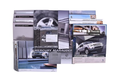Thirty-Three Pieces Of Lincoln-Mercury 2000's Promotional And Sales Literature- Four Sealed Lincoln