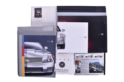 Twenty-Three Pieces Of Promotional And Sales Literature For Cadillac