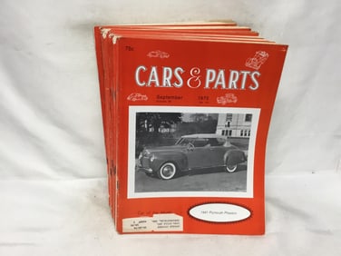 Cars & Parts - 20 Issues - 1972 to 1976