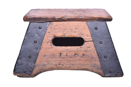 Wooden Railroad Passenger Car Step Box