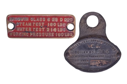 Baldwin Brass Test Results Brass Plate and Boiler Inspection Service Max Pressure Plate