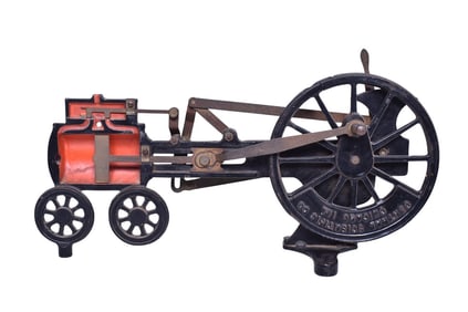 Central Scientific Co. Steam Piston Locomotive Engine Instructional Model - Operating Railroad Runni