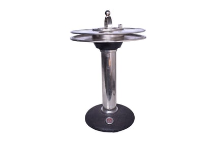 Pennsylvania Railroad Club Car Smoking / Cocktail Drink Stand w/ Herald in Base