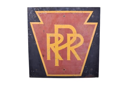 Pennsylvania Railroad Keystone Emblem Plate