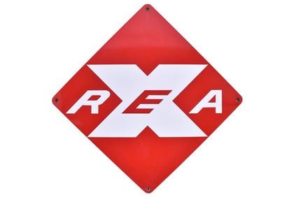Porcelain Railway Express Agency 33" Sign