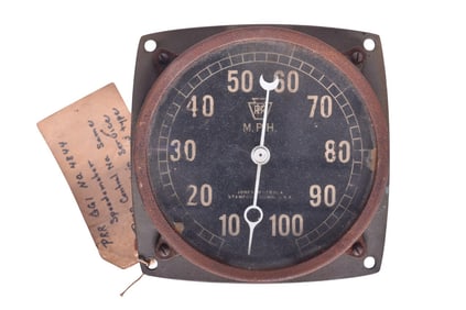 Original Pennsylvania Railroad GG1 Speedometer