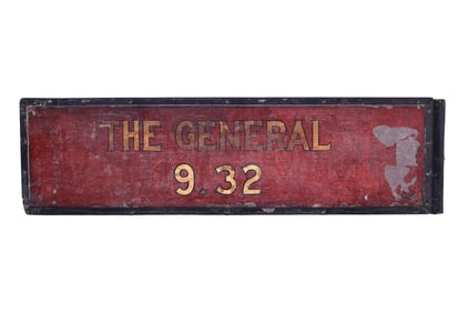 Pennsylvania Railroad The General Gate Sign