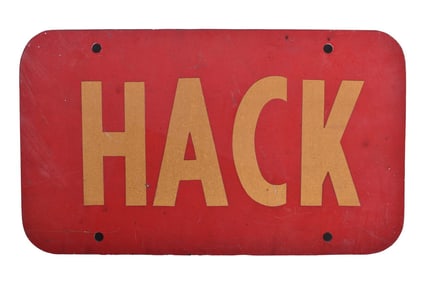 Pennsylvania Railroad Aluminum Tower Sign - Hack Cabin