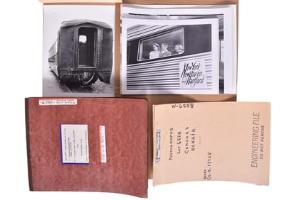 80 New York, New Haven & Hartford Railroad Lounge, Coach Car Photos from Pullman Archives