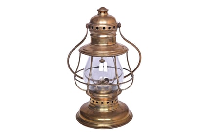 C.T. Ham No. 3 Conductors Presentation Lantern w/ Clear Globe