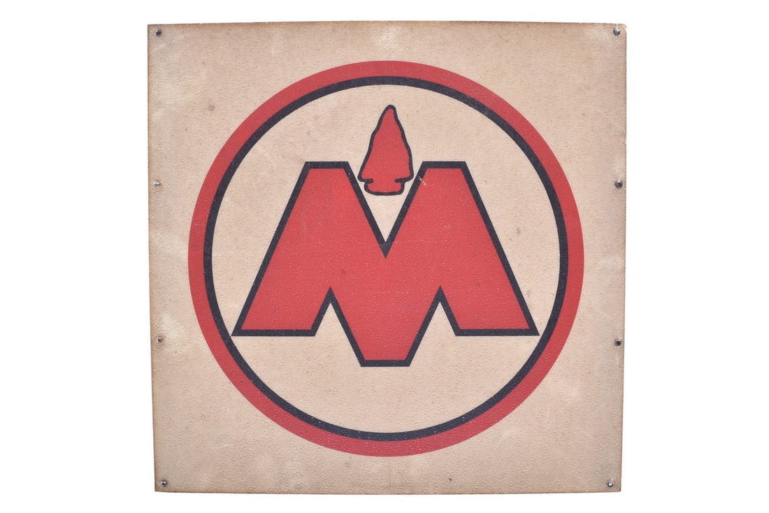 Fiberglass Monon Railroad Logo Sign (1 of 3)
