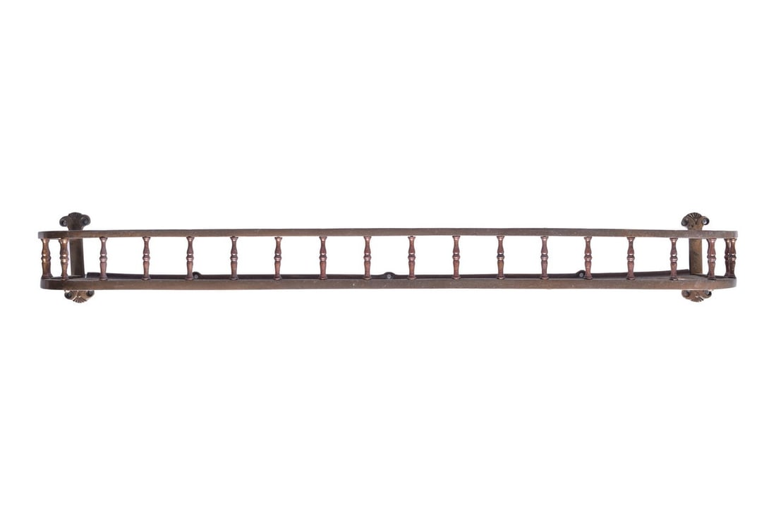 Brass Railroad Passenger Car Baggage Rack (1 of 4)