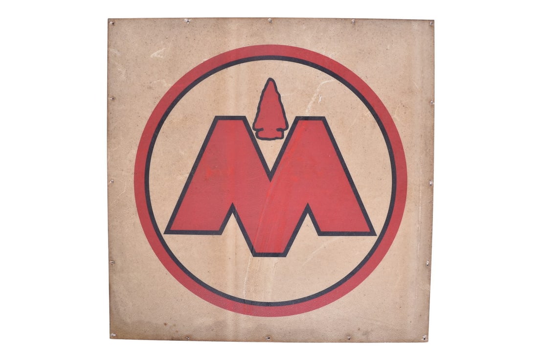 Fiberglass Monon Railroad Logo Sign (1 of 4)