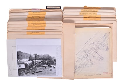 New York Central Railroad Wreck Files from the Budd Company Archives