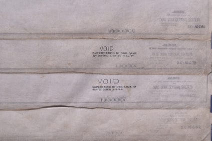 Four 1938 Budd Company New York Central "Empire State Express" Original Drawings