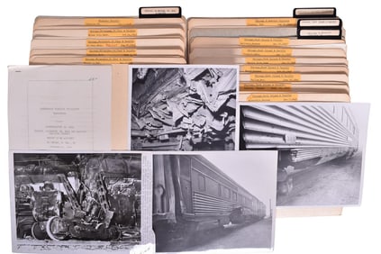 Milwaukee Road, Missouri Pacific, Etc. Railroad Wreck Files from the Budd Company Archives