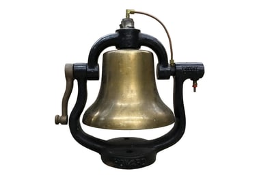 Howard 12" Diameter Brass Locomotive Bell