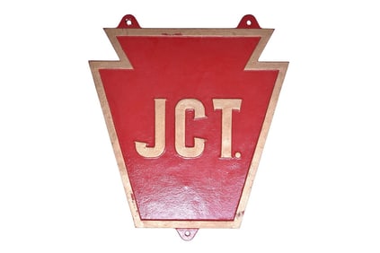 Reproduction Pennsylvania Railroad Junction Tower Sign