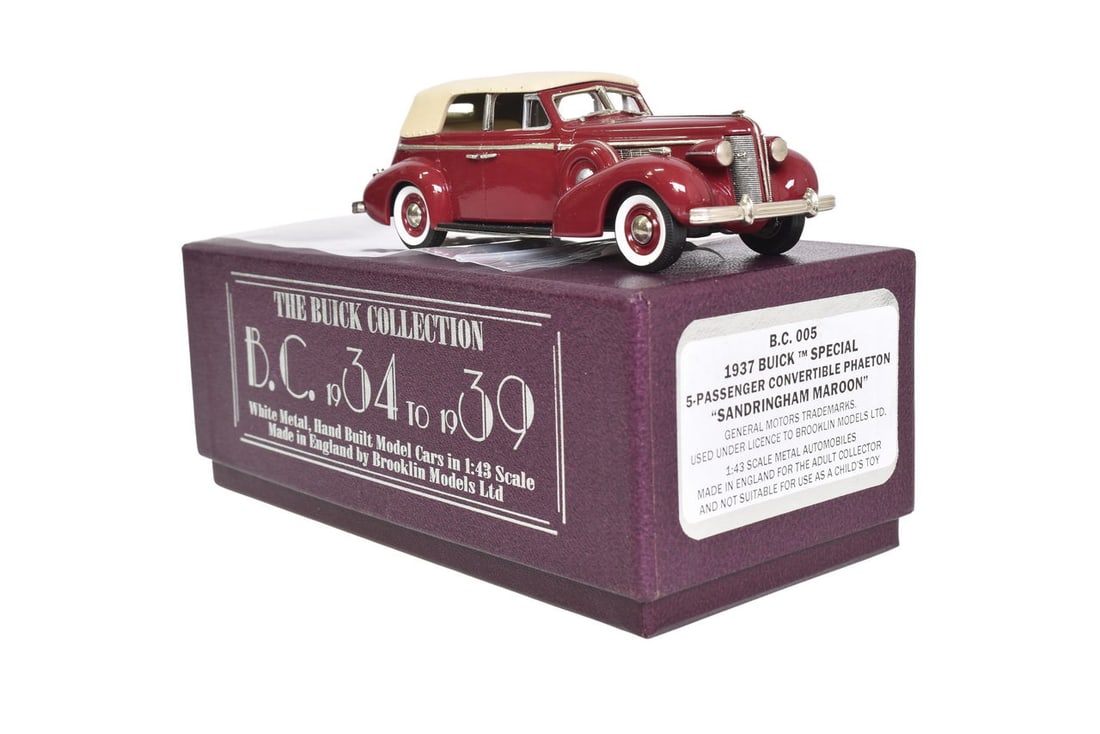 Brooklin BC005 1937 Buick Special Five-Passenger Convertible Phaeton (1 of 3)