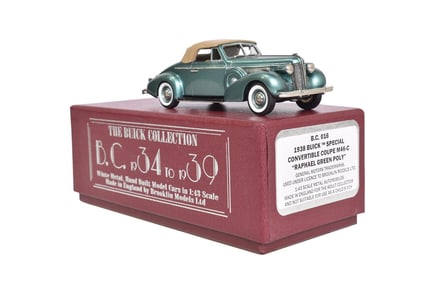 Brooklin BC016 1938 Buick Special Convertible Coupe M46-C