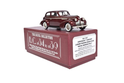 Brooklin BC017 1939 Buick Century Two-Door Touring Sedan M-68