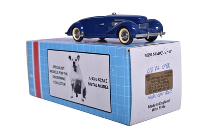 Mini Marque US 34D 1937 Cord Sportsman Two Passenger Convertible Coupe 812