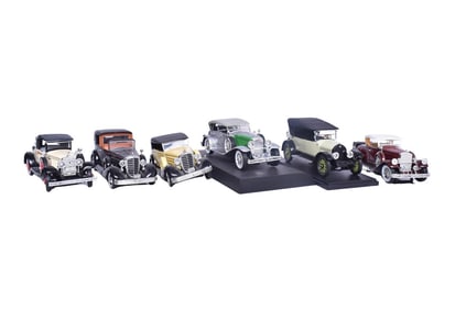 Six Signature Models 1910s-1930s Car Models