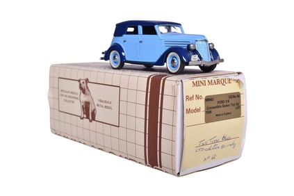 Mini Marque USA No. 6E 1936 Ford V/8 Convertible Sedan Top Up