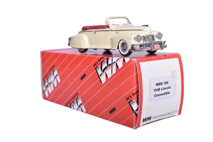 Western Models WMS 109 1948 Lincoln Convertible