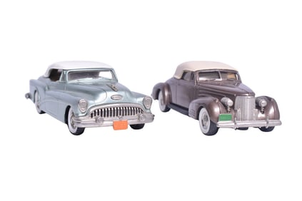 Pair of Brooklin Models - 1940 Cadillac V16 Convertible and 1953 Buick Skylark