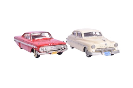 Pair of Brooklin Models - 1949 Mercury Two-Door Coupe and 1961 Chevrolet Impala Sport Coupe