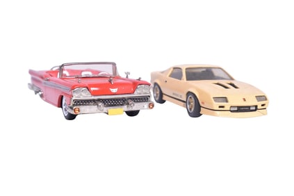 Pair of Western Models - WMS 46 1959 Ford Galaxie Skyliner and WP 112 1985 Chevy Camaro