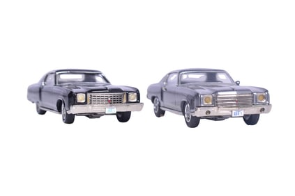 Pair of Western Models and PTH Models Muscle Car Series Chevrolet Monte Carlos