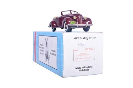 Mini Marque US 93A 1938 Hudson 112 Convertible Open