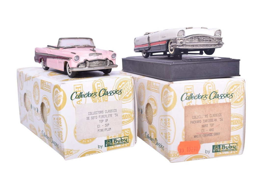 Pair of Collector's Classics 1956 Models - Desoto Fireflite and Packard Caribbean (1 of 3)