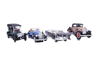 Four Signature Models 1910s-1950s Car Models