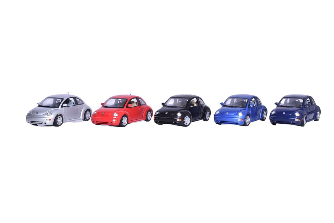 Five G Gate 1:18 Die Cast 1999 Volkswagen Beetle Cars (1 of 4)